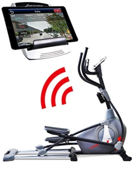 Sportstech Elite Crosstrainer CX650 Elliptical mit elliptischem Bewegungsablauf und Smartphone App Steuerung + Google Street View, Schwungmasse 26 KG, 5x HRC - 22 Trainingsprogramme - 32 Widerstand Stufen - Heimtrainer Ergometer Ellipsentrainer Stepper